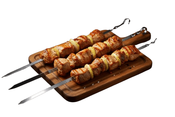 Горячий, сочный шашлык только с мангала