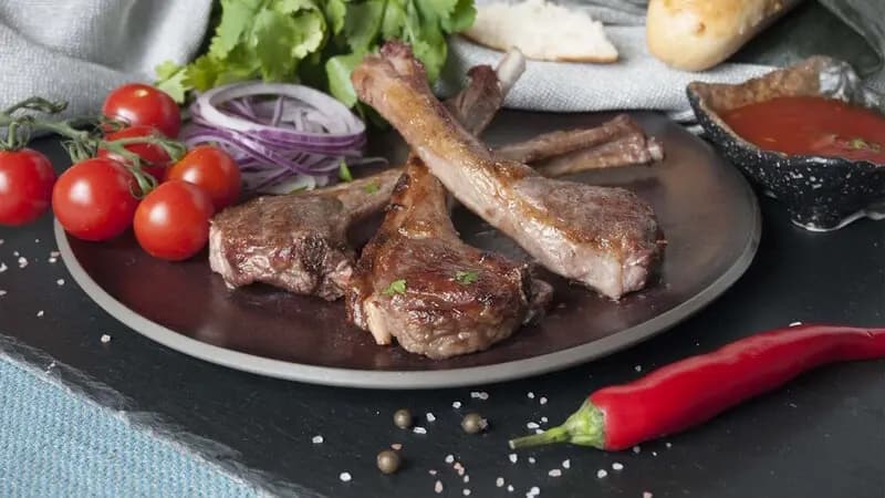 Шашлык из баранины (На кости)